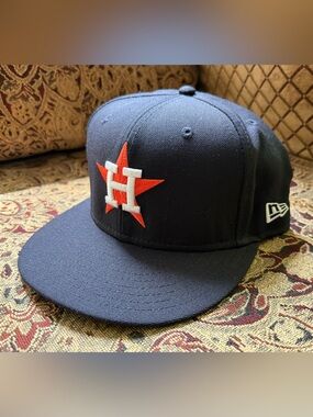 Houston Astros New Era Hat 7 1/2 Cooperstown Collection 1970s-80s Retro Logo MLB